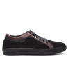 Herrenschuhe casual/sport 841 bordeaux kombiniert