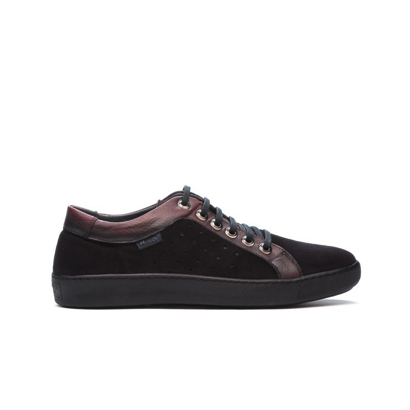 Herrenschuhe casual/sport 841 bordeaux kombiniert