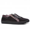 Herrenschuhe casual/sport 841 bordeaux kombiniert