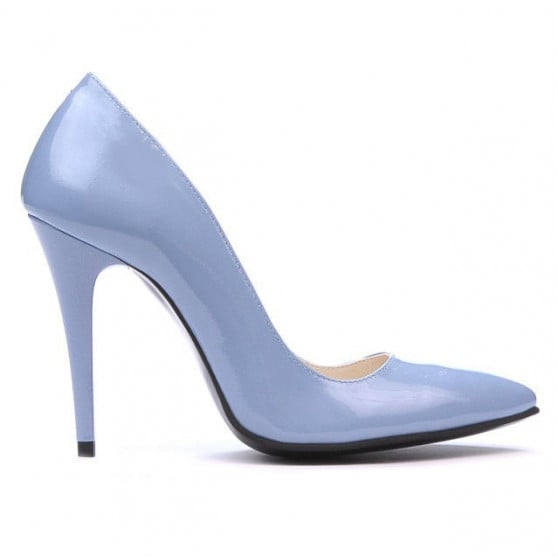 Damen elegante Schuhe 1241 Lack Blau Damen elegante Schuhe 1241 Lack Blau
