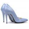 Damen elegante Schuhe 1241 Lack Blau