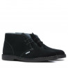 Damenstiefel 7100-1 Schwarz Velours