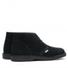 Damenstiefel 7100-1 Schwarz Velours