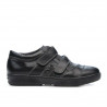 Kinderschuhe 134-1 schwarz+grau