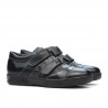 Kinderschuhe 134-1 schwarz+grau