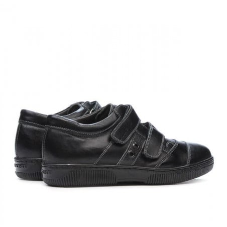 Kinderschuhe 134-1 schwarz+grau