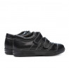 Kinderschuhe 134-1 schwarz+grau