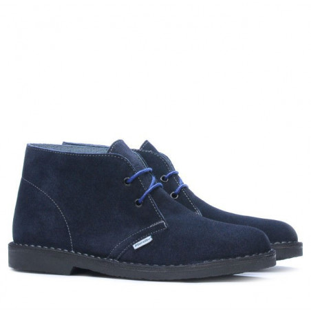 Damenstiefel 7100-1 Indigo Veloursleder