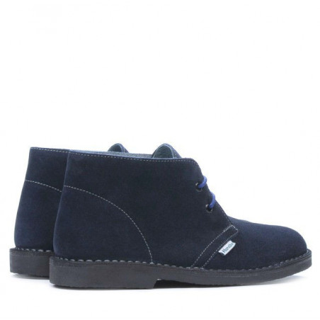 Damenstiefel 7100-1 Indigo Veloursleder