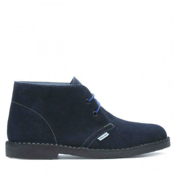 Damenstiefel 7100-1 Indigo Veloursleder Damenstiefel 7100-1 Indigo Veloursleder