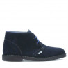 Damenstiefel 7100-1 Indigo Veloursleder