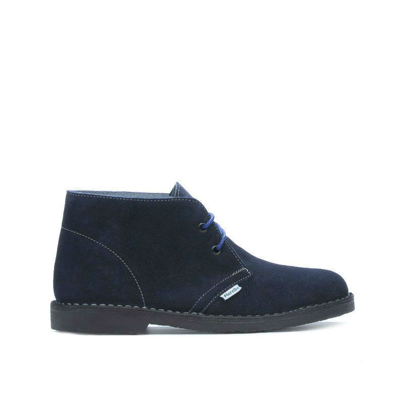 Damenstiefel 7100-1 Indigo Veloursleder