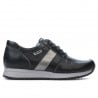 Damen-Sportschuhe 679 schwarz+silber