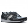 Damen-Sportschuhe 679 schwarz+silber