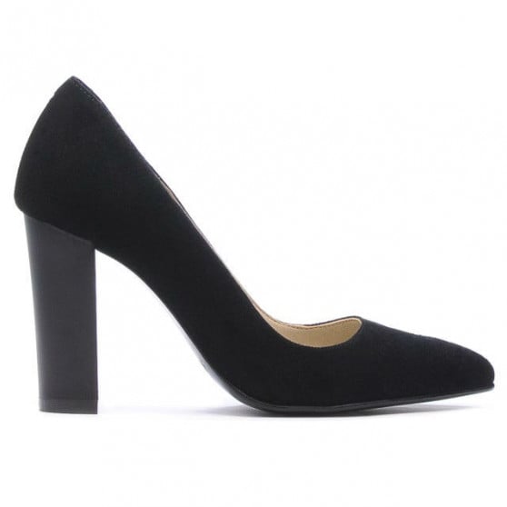 Elegante Damenschuhe 1261 schwarz Antilopenleder Elegante Damenschuhe 1261 schwarz Antilopenleder