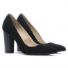 Elegante Damenschuhe 1261 schwarz Antilopenleder
