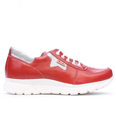 Damen Sportschuhe 680 rot kombiniert