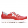 Damen Sportschuhe 680 rot kombiniert