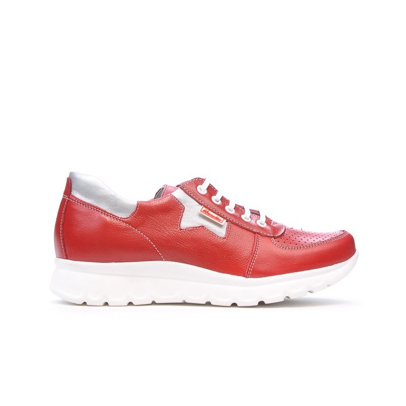 Damen Sportschuhe 680 rot kombiniert
