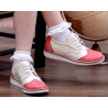 Kleinkinderschuhe 60c Lack Rosa+Beige