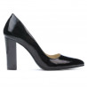 Elegante Damenschuhe 1261 Lack Schwarz
