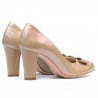 Elegante Damenschuhe 1245 Lack Beige02