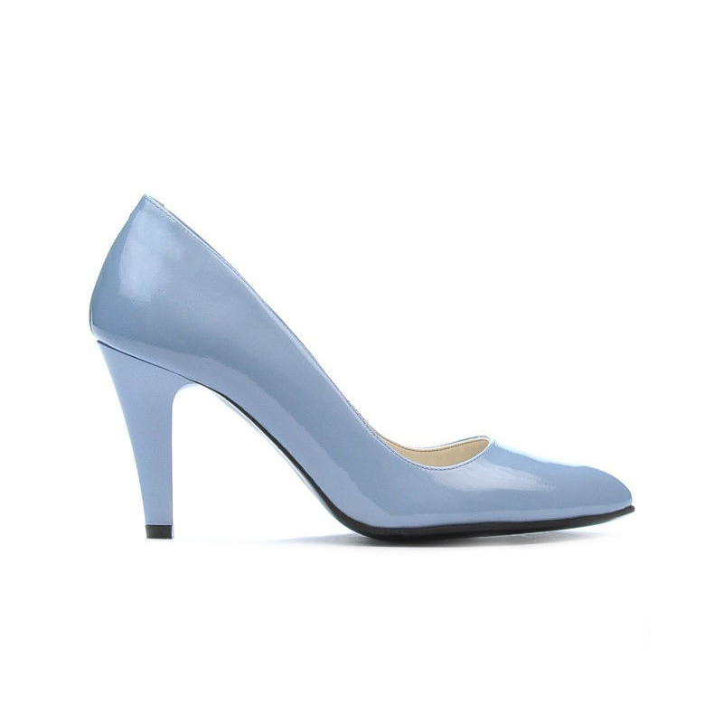 Elegante Damenschuhe 1234 Lack Blau