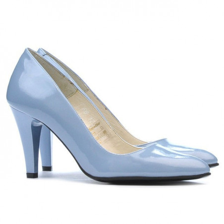 Elegante Damenschuhe 1234 Lack Blau