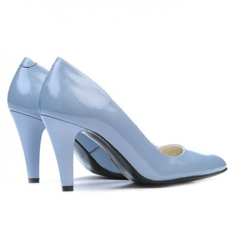 Elegante Damenschuhe 1234 Lack Blau