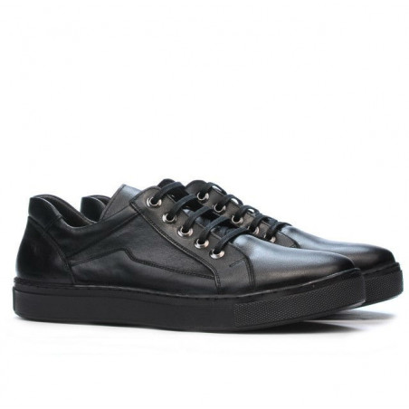 Herrensportschuhe 830-1 schwarz