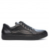 Herrensportschuhe 830-1 schwarz