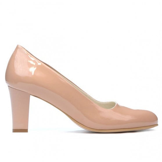 Elegante Damenschuhe 1209 Lack Nude Elegante Damenschuhe 1209 Lack Nude
