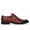 Elegante Herrenschuhe 840 a braun+schwarz