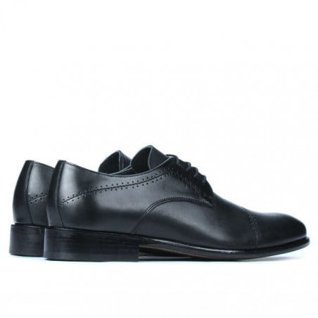 Elegante Herrenschuhe (in großen Größen) 822m schwarz