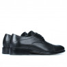 Elegante Herrenschuhe (in großen Größen) 822m schwarz