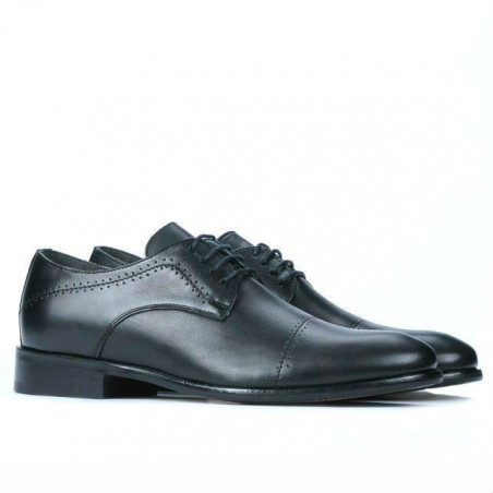 Elegante Herrenschuhe (in großen Größen) 822m schwarz