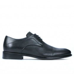 Elegante Herrenschuhe (in großen Größen) 822m schwarz