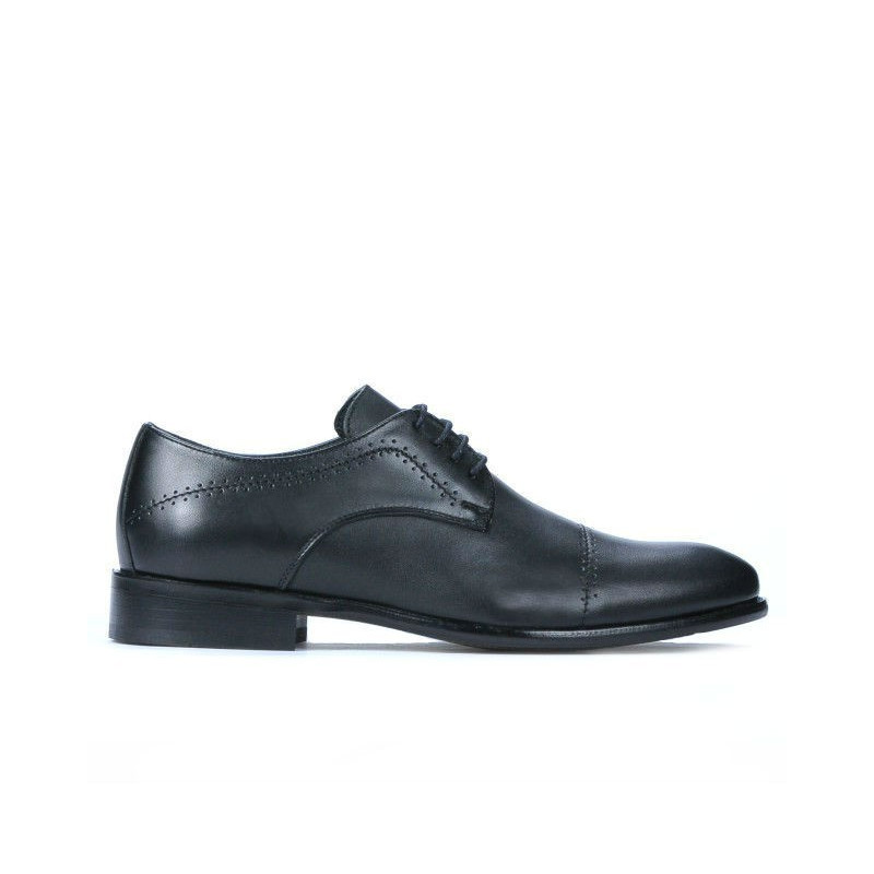 Elegante Herrenschuhe (in großen Größen) 822m schwarz