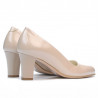 Elegante Damenschuhe 1209 Lack Beige Perlmutt