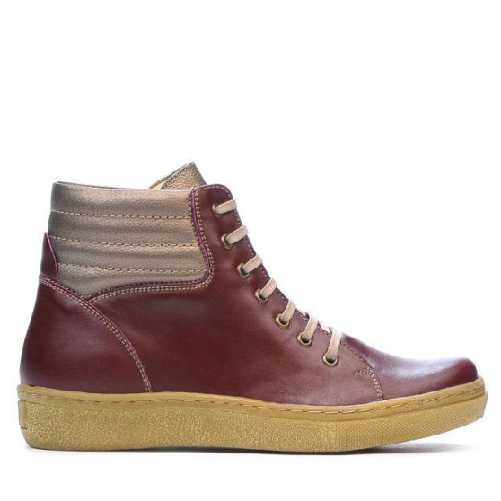 Damenstiefeletten 3310 bordeaux kombiniert Damenstiefeletten 3310 bordeaux kombiniert