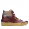 Damenstiefeletten 3310 bordeaux kombiniert