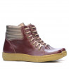 Damenstiefeletten 3310 bordeaux kombiniert