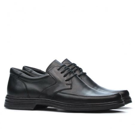 Elegante Herrenschuhe 843m schwarz