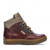 Kinderstiefel 3006 Bordeaux kombiniert