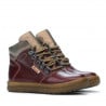 Kinderstiefel 3006 Bordeaux kombiniert