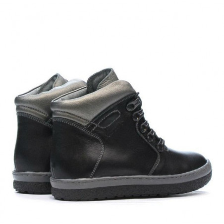 Kinderstiefel 3006 schwarz kombiniert