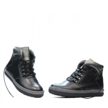 Kinderstiefel 3006 schwarz kombiniert