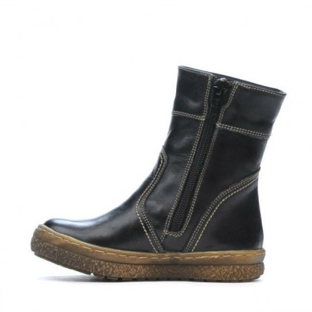 Kleinkinderstiefel 34c schwarz+kupfer