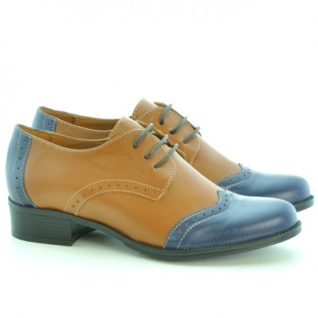 Damen Freizeitschuhe 691 Braun+Indigo
