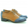 Damen Freizeitschuhe 691 Braun+Indigo